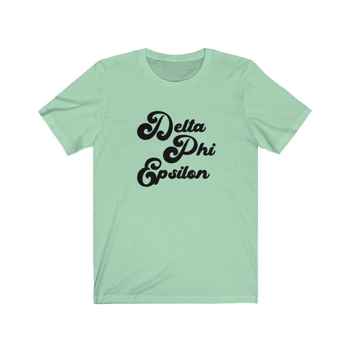 Delta Phi Epsilon Vintage Tee | Bella + Canvas Unisex Jersey Short Sleeve Tee