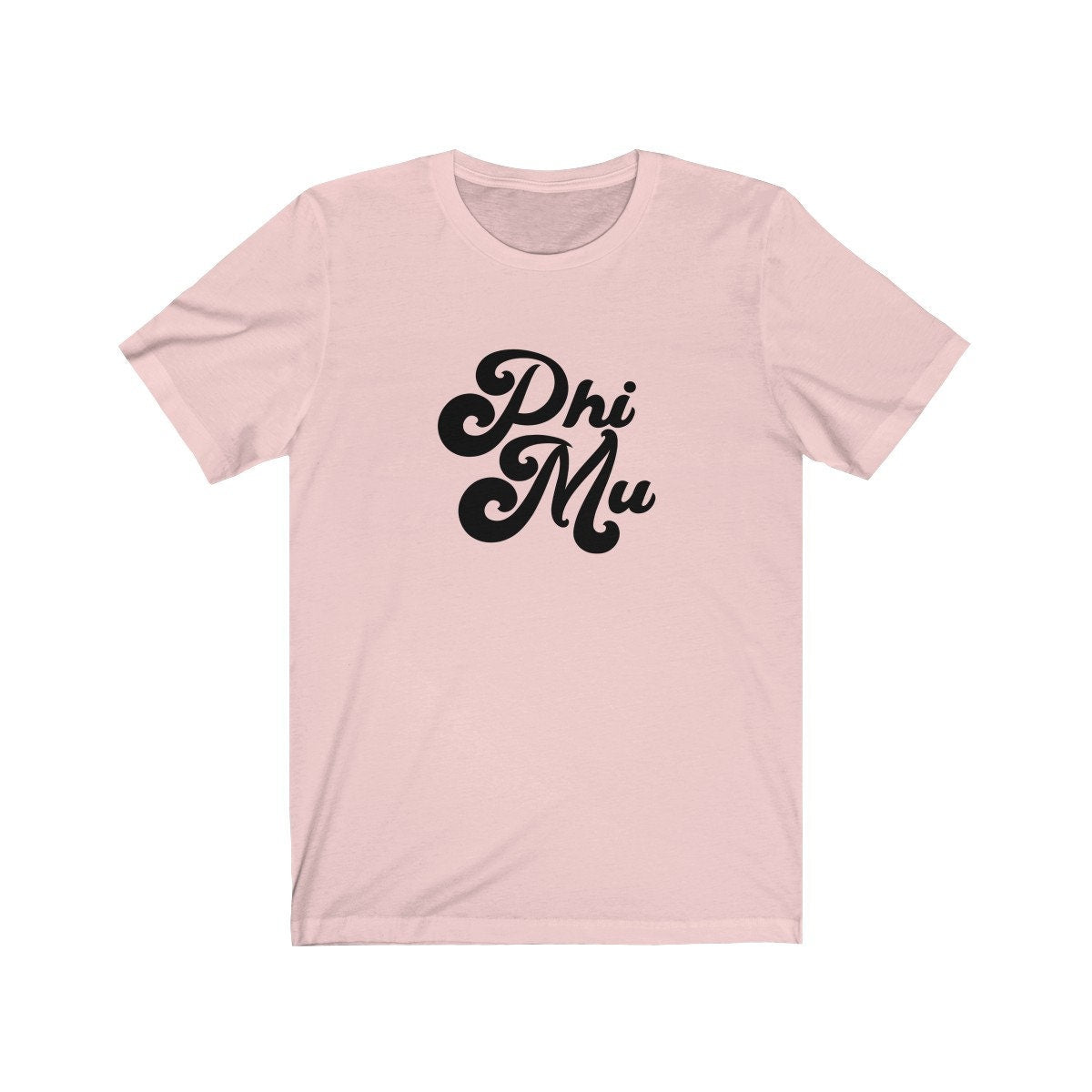 Phi Mu Vintage Tee | Bella + Canvas Unisex Jersey Short Sleeve Tee