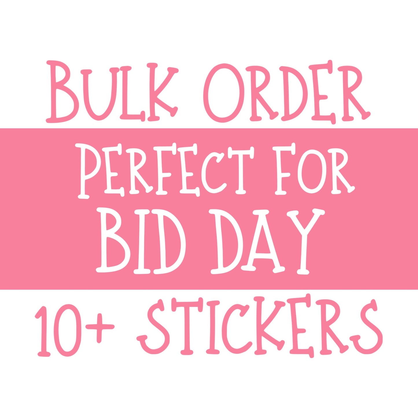 Chi Omega Sorority Stickers Bulk Order | PERFECT for BID DAY! Group / Bulk / Chapter Wide Sticker Order