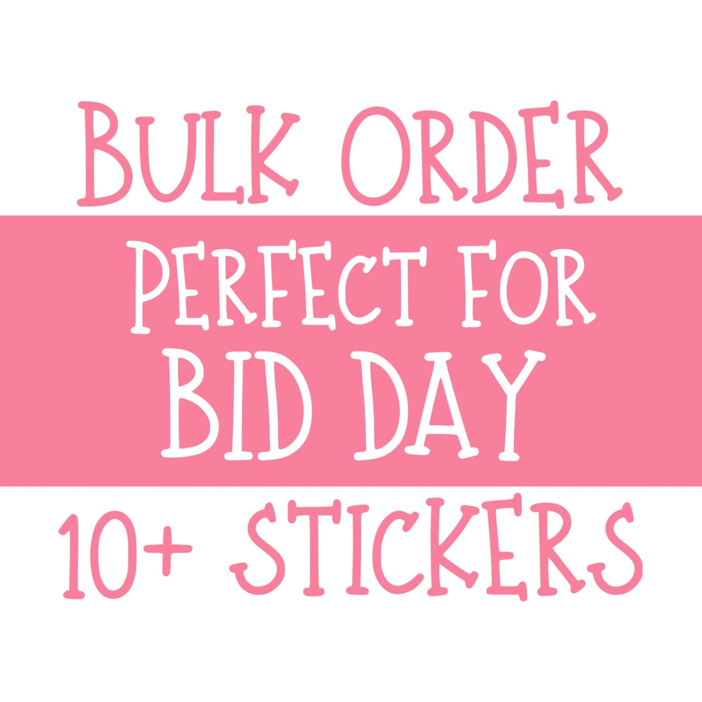 Gamma Phi Beta Sorority Stickers Bulk Order | PERFECT for BID DAY! Group / Bulk / Chapter Wide Sticker Order