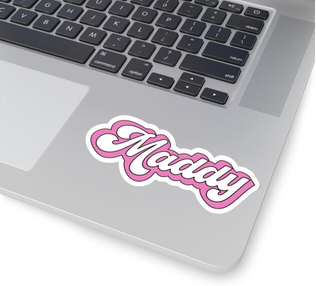 Custom Name Stickers - 4" Wide | Choose Your Name  / Decal |  for Car, Laptop, Mug, Cup, Cooler, Planner