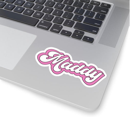 Custom Name Stickers - 4" Wide | Choose Your Name  / Decal |  for Car, Laptop, Mug, Cup, Cooler, Planner