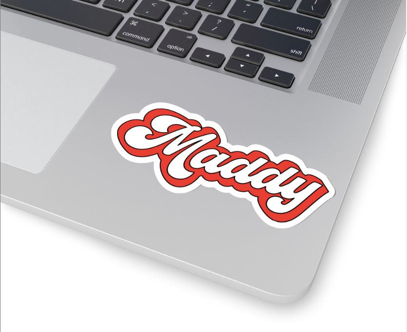 Custom Name Stickers - 4" Wide | Choose Your Name  / Decal |  for Car, Laptop, Mug, Cup, Cooler, Planner