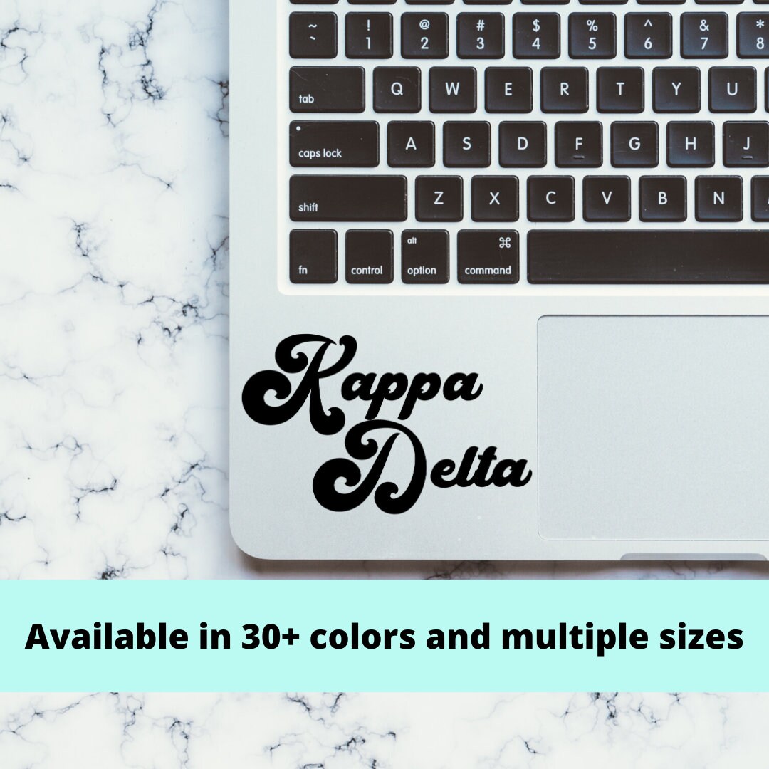 Kappa Delta Sorority Vinyl Transfer Decal / Sticker | Waterproof for Car, Laptop, Water Bottle, Cooler