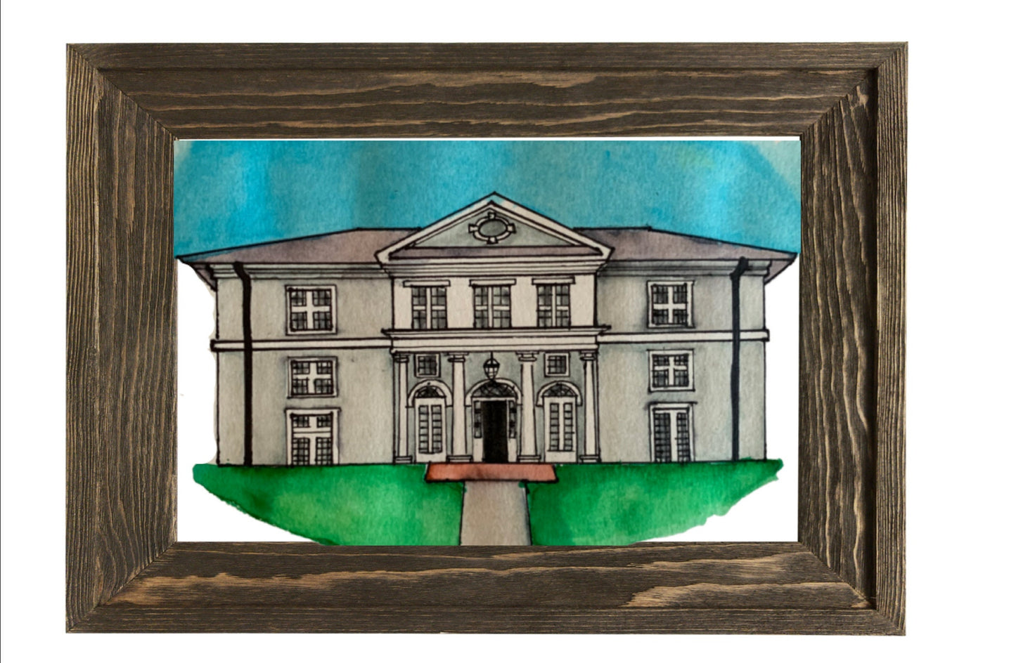 Custom House Watercolor Prints | Perfect for Housewarming, Sorority, Fraternity, Greek, College Building, Office Building, House, Home