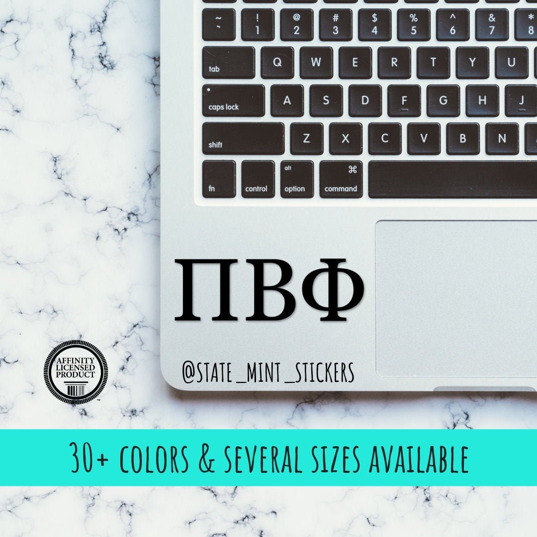 Pi Beta Phi Sorority Vinyl Transfer Decal / Sticker | Waterproof for Car, Laptop, Water Bottle, Cooler, laptop sticker car decal