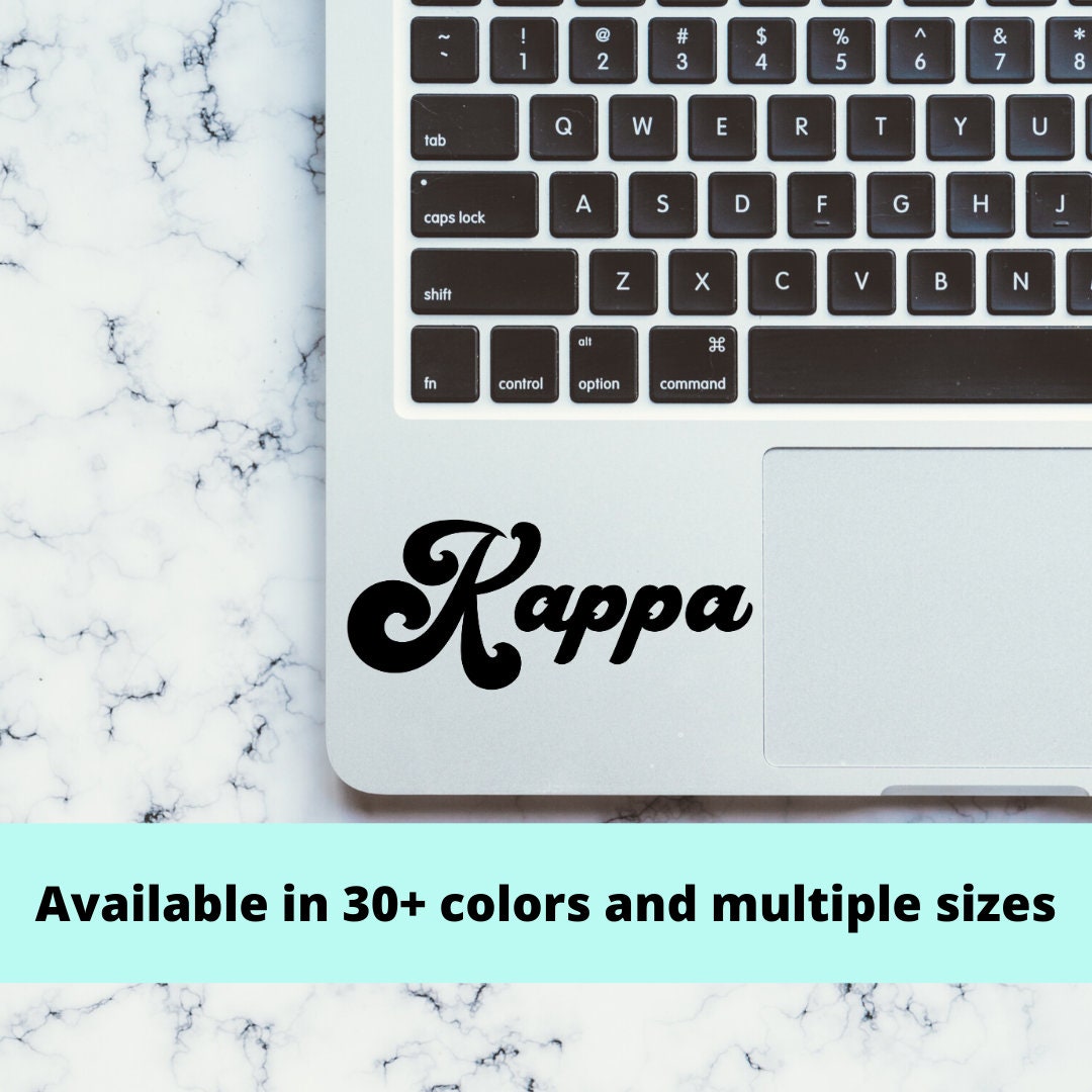 Kappa Kappa Gamma Sorority Vinyl Transfer Decal / Sticker | Waterproof for Car, Laptop, Water Bottle, Cooler