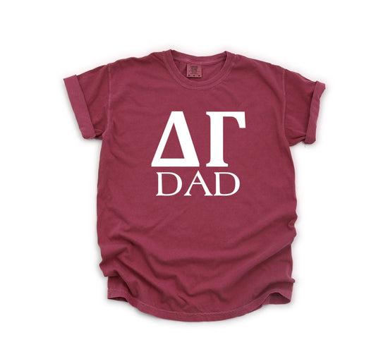 Delta Gamma Dee Gee | Comfort Colors Short Sleeve Tee | Sorority Dad, Delta Gamma Dad, Father's Day