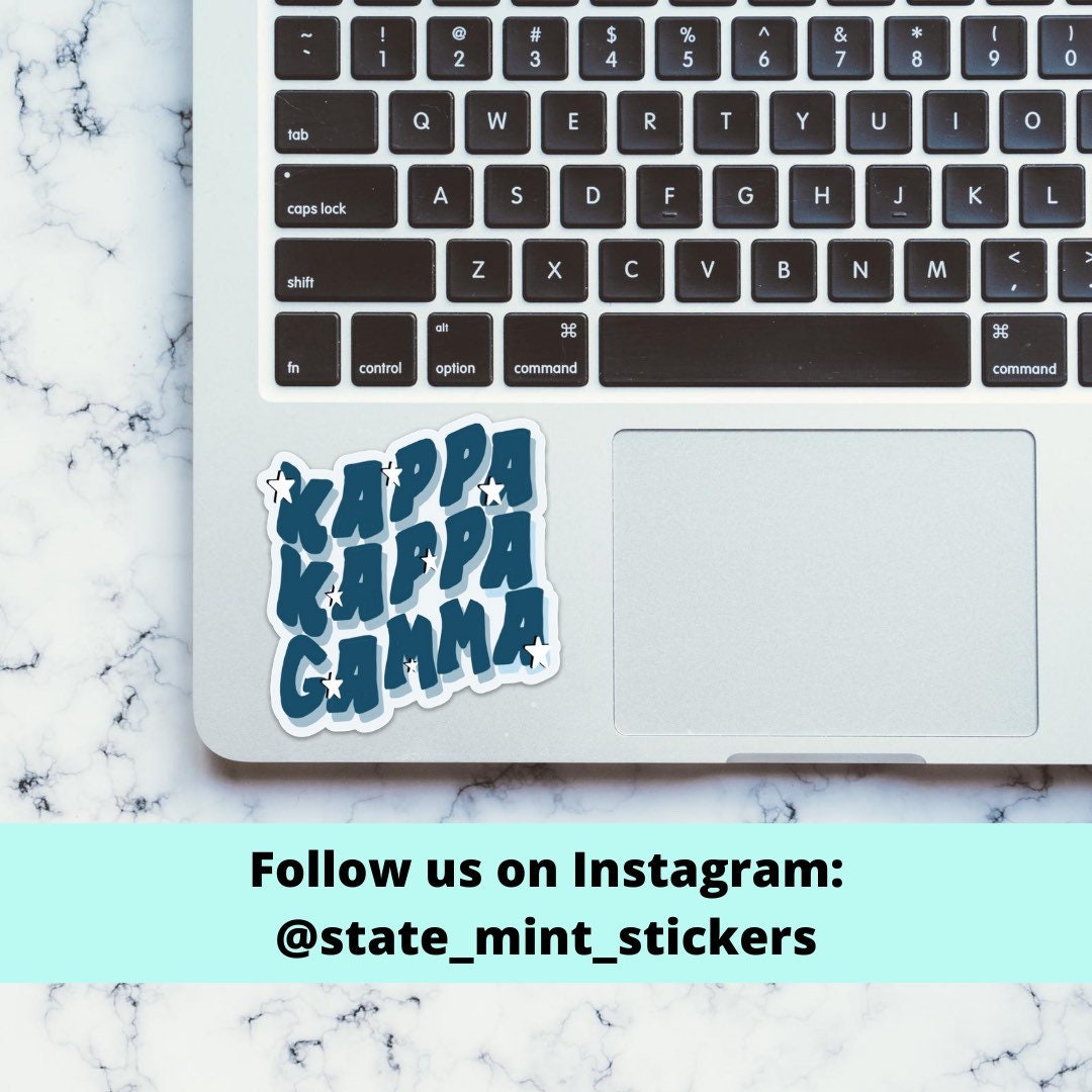 Kappa Kappa Gamma Sorority ΚΚΓ Stars Sticker | 3.5"