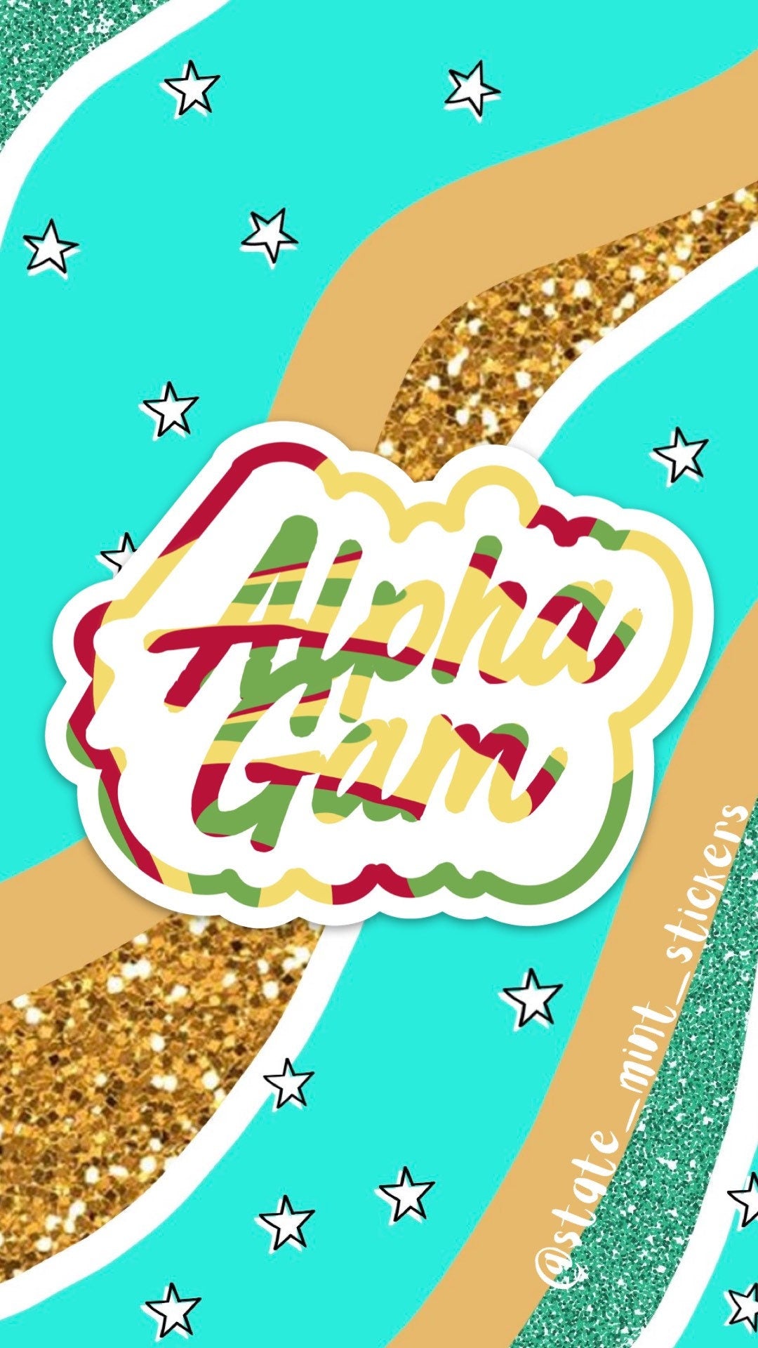 Alpha Gamma Delta Sorority Stickers