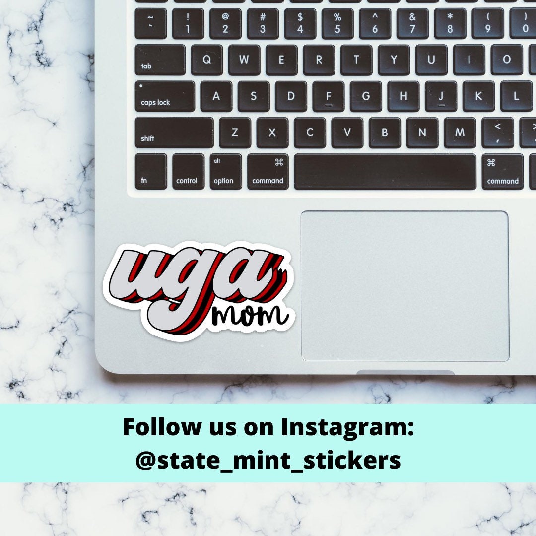 Georgia Mom / Mother / Parent Sticker / Decal | Perfect for Laptop, Water Bottle, Cooler, Flask, Car / Grad, Graduation, Graduate