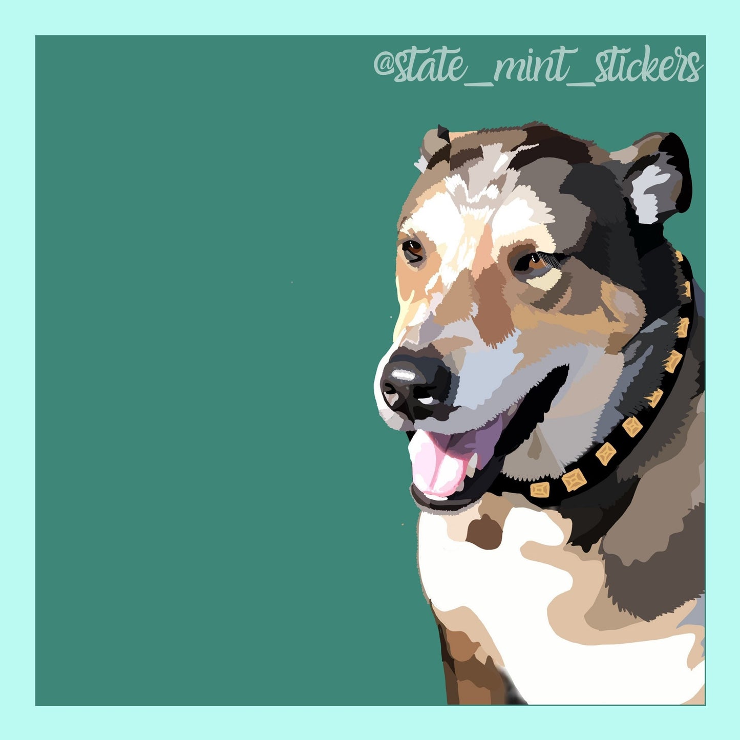 Custom Pet Portrait | Digital Download | 4x6 Print | 8x10 Print | Dog Painting, Cat Painting, Cat, Portrait | Illustration