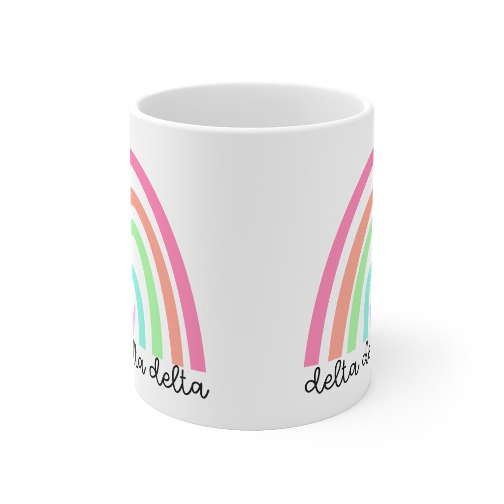 Delta Delta Delta Tri Delta Sorority Coffee Mug | Perfect Big Little Bid Day New Member Gift