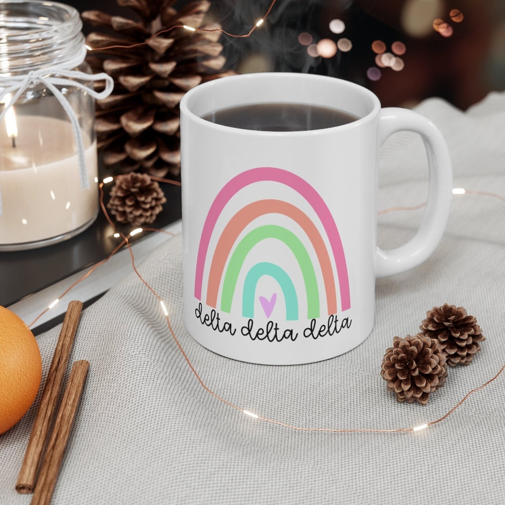 Delta Delta Delta Tri Delta Sorority Coffee Mug | Perfect Big Little Bid Day New Member Gift