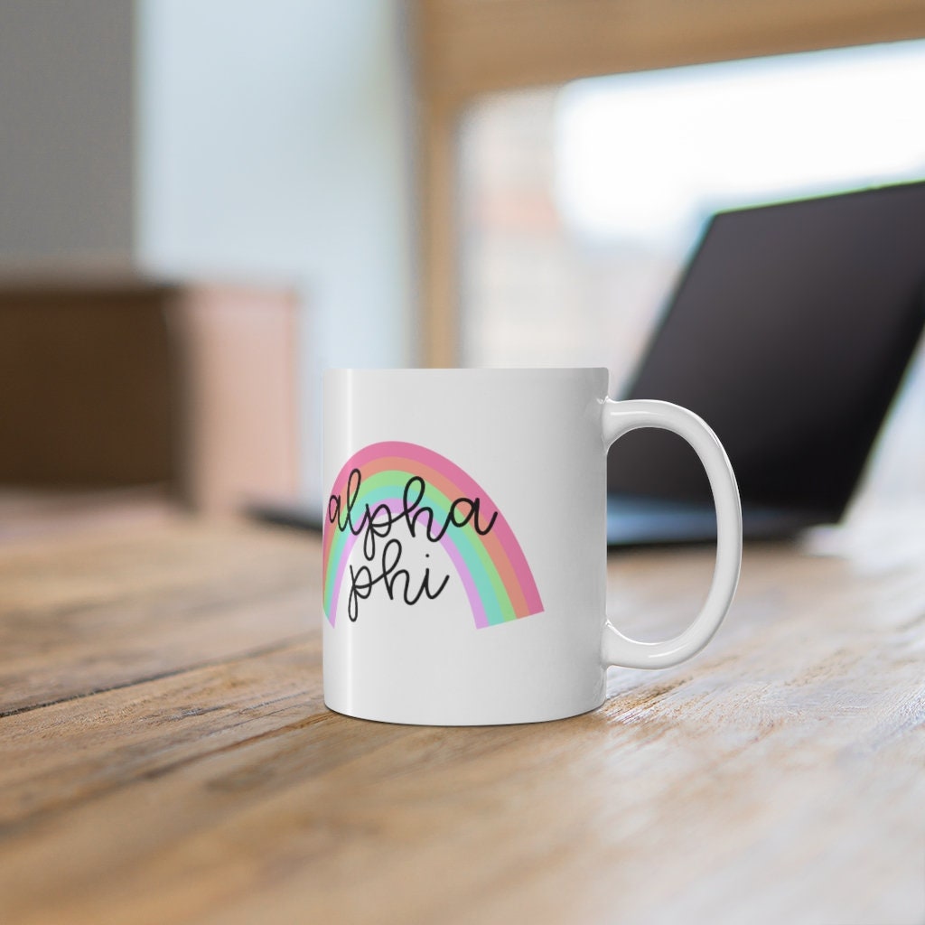 Alpha Phi Sorority Ceramic Coffee Mug 11oz