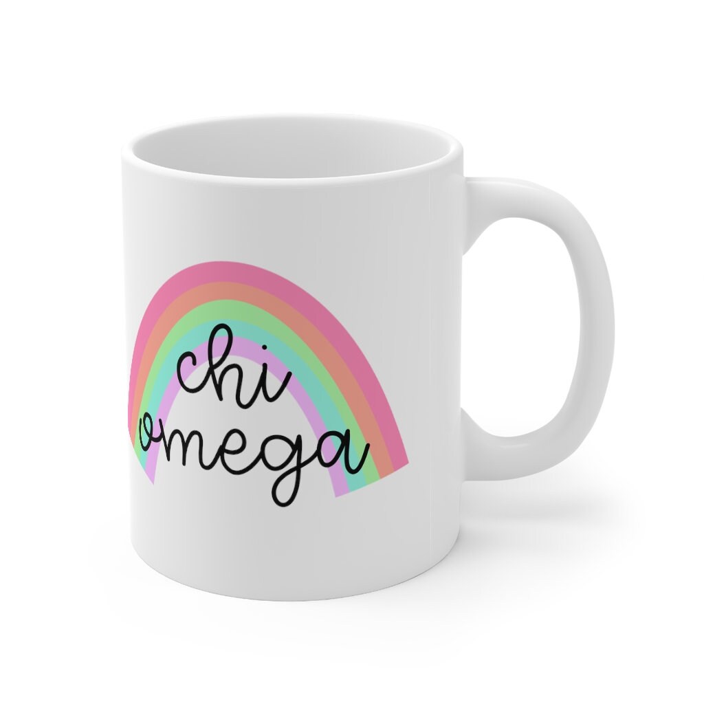Chi Omega Sorority Ceramic 11oz Coffee Mug