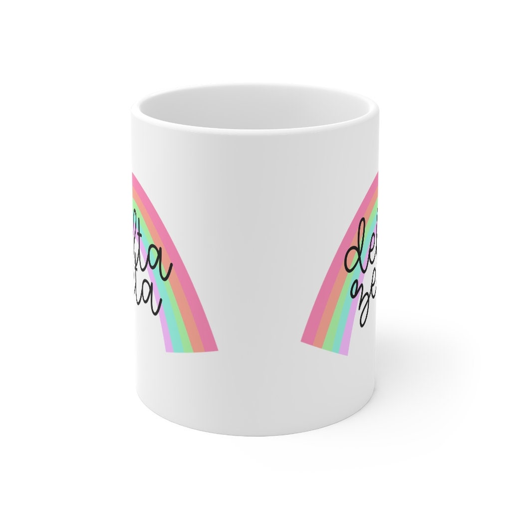 Delta Zeta Sorority 11oz Coffee Mug | Perfect Big Little Bid Day New Member Gift