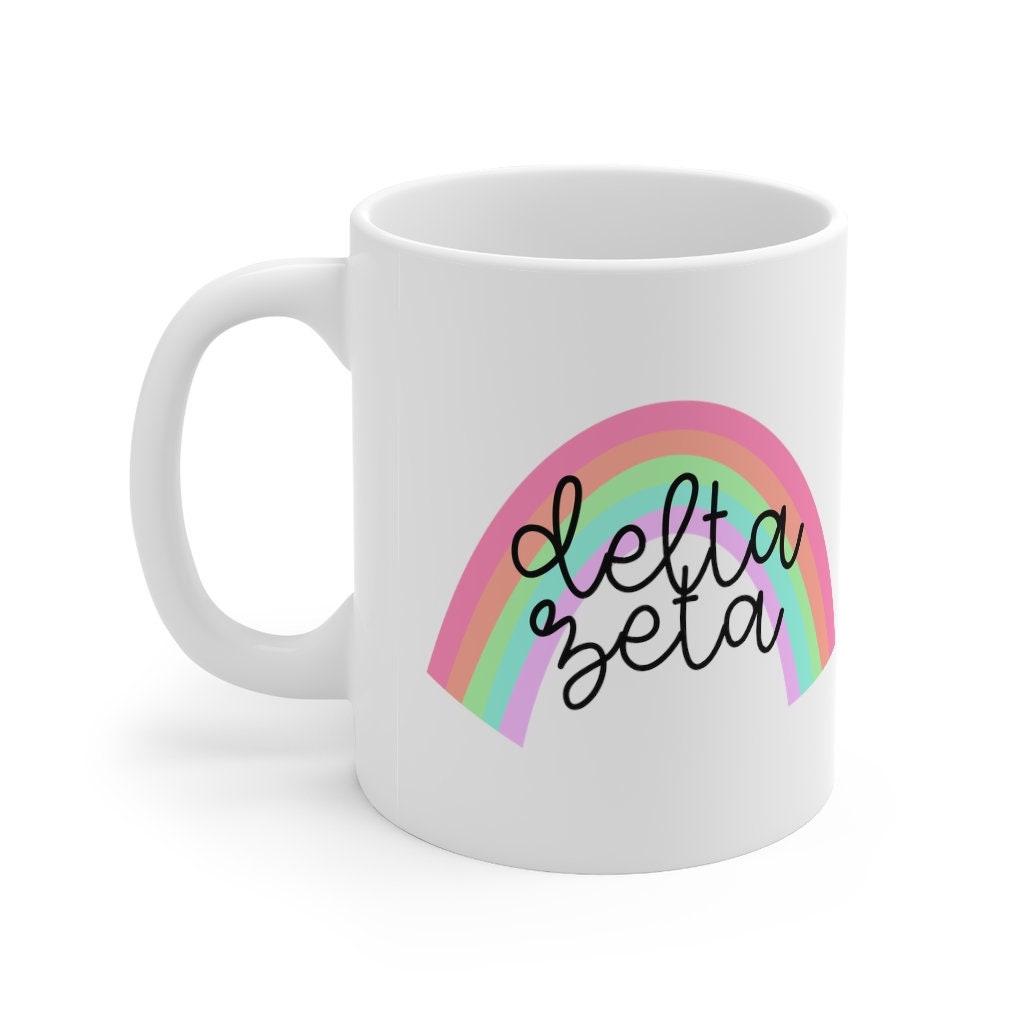 Delta Zeta Sorority 11oz Coffee Mug | Perfect Big Little Bid Day New Member Gift
