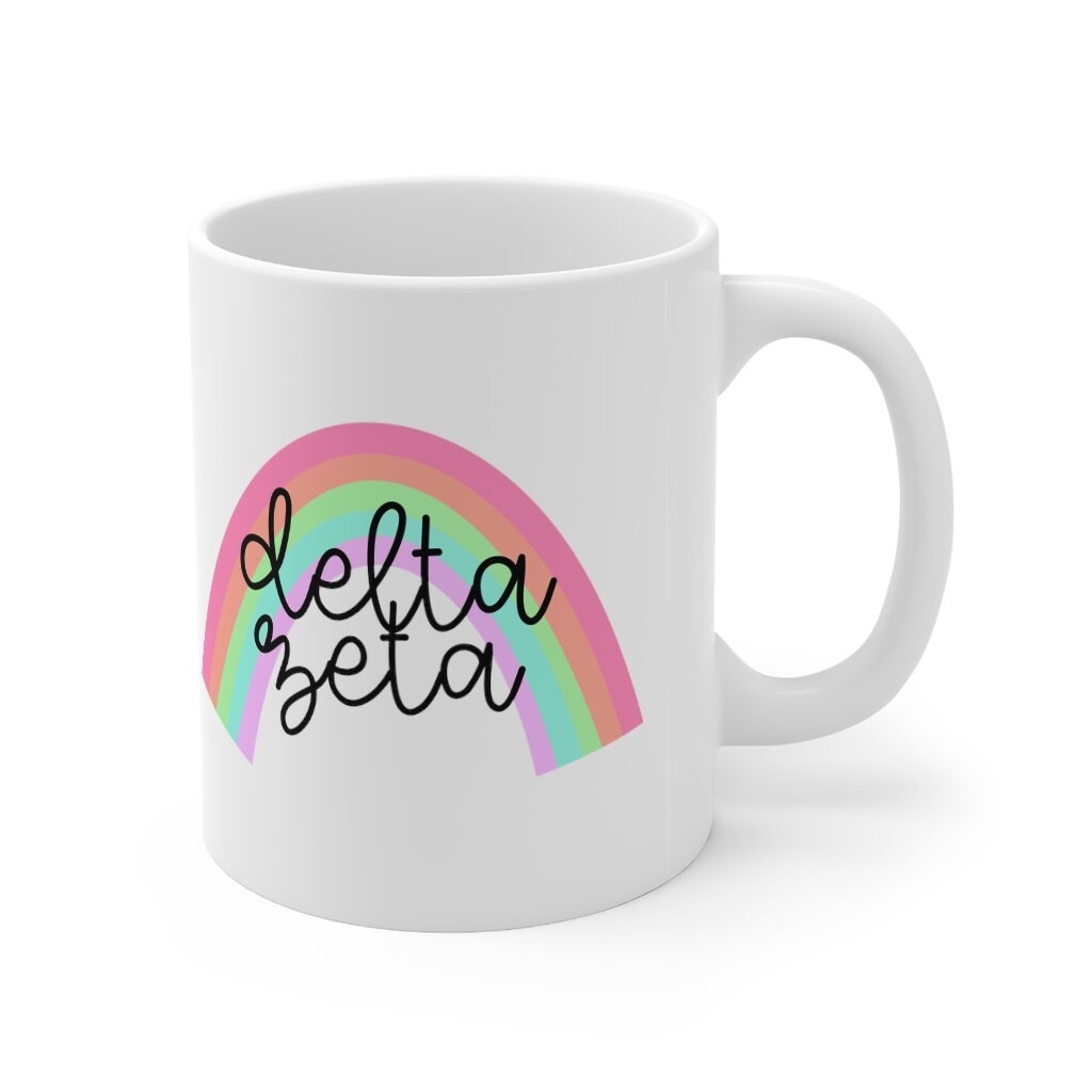 Delta Zeta Sorority 11oz Coffee Mug | Perfect Big Little Bid Day New Member Gift