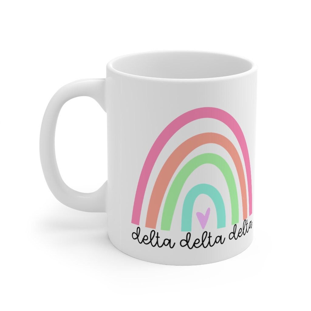Delta Delta Delta Tri Delta Sorority Coffee Mug | Perfect Big Little Bid Day New Member Gift