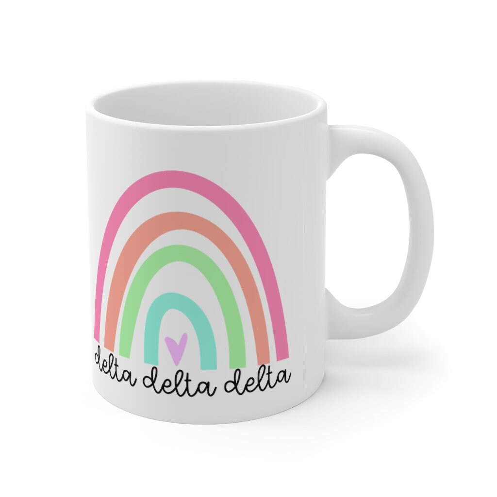 Delta Delta Delta Tri Delta Sorority Coffee Mug | Perfect Big Little Bid Day New Member Gift