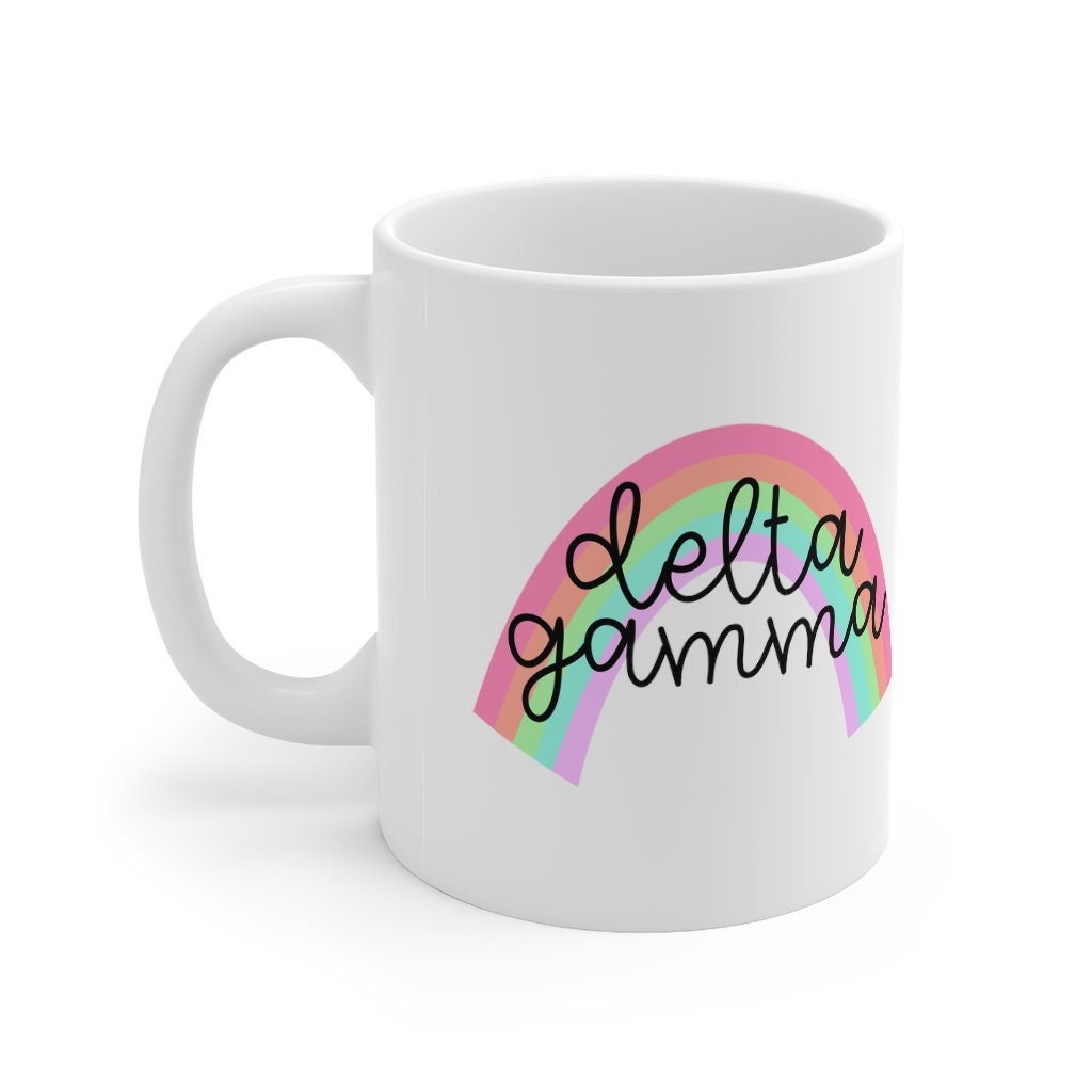 Delta Gamma Sorority 11 oz Coffee Mug | Perfect Big Little Bid Day New Member Gift