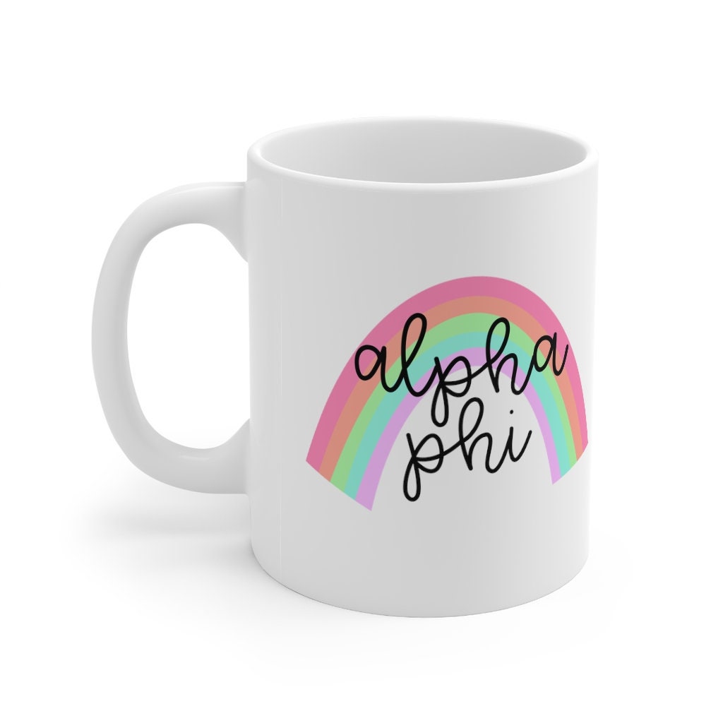 Alpha Phi Sorority Ceramic Coffee Mug 11oz