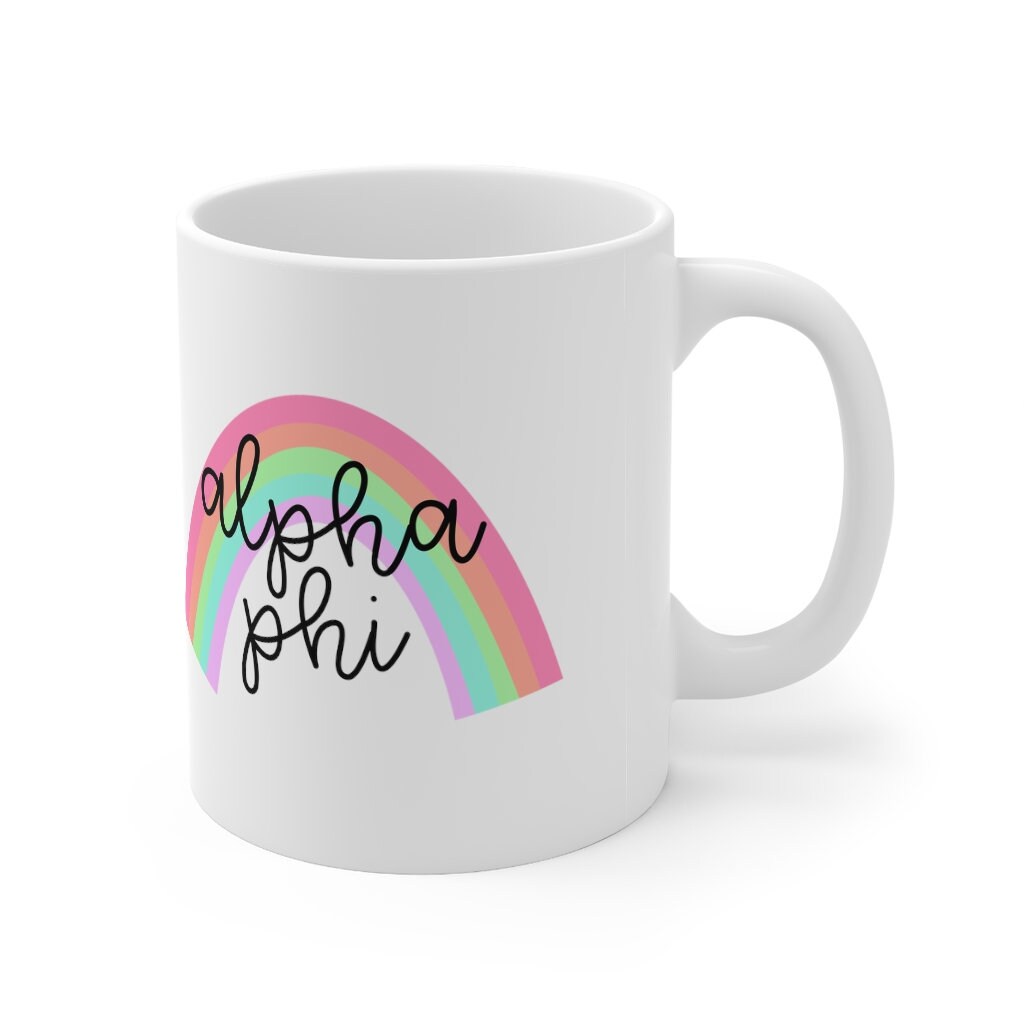 Alpha Phi Sorority Ceramic Coffee Mug 11oz