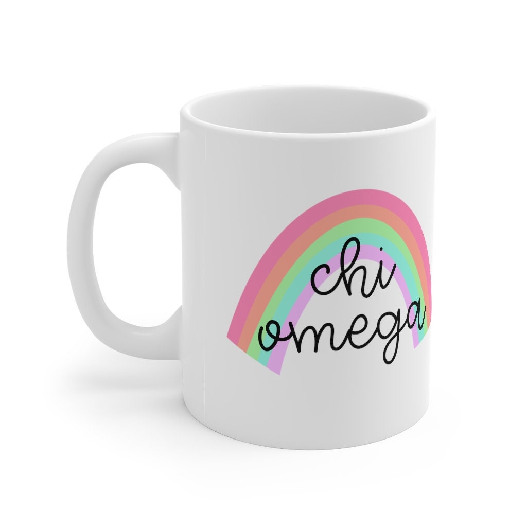Chi Omega Sorority Ceramic 11oz Coffee Mug