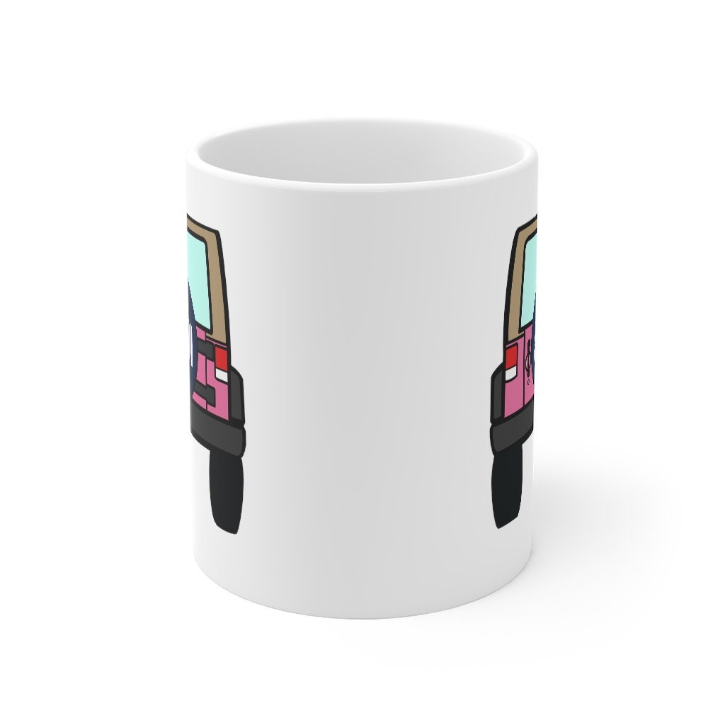 Alpha Omicron Pi Sorority Jeep Coffee Mug 11oz  | Perfect Big Little Bid Day New Member Gift