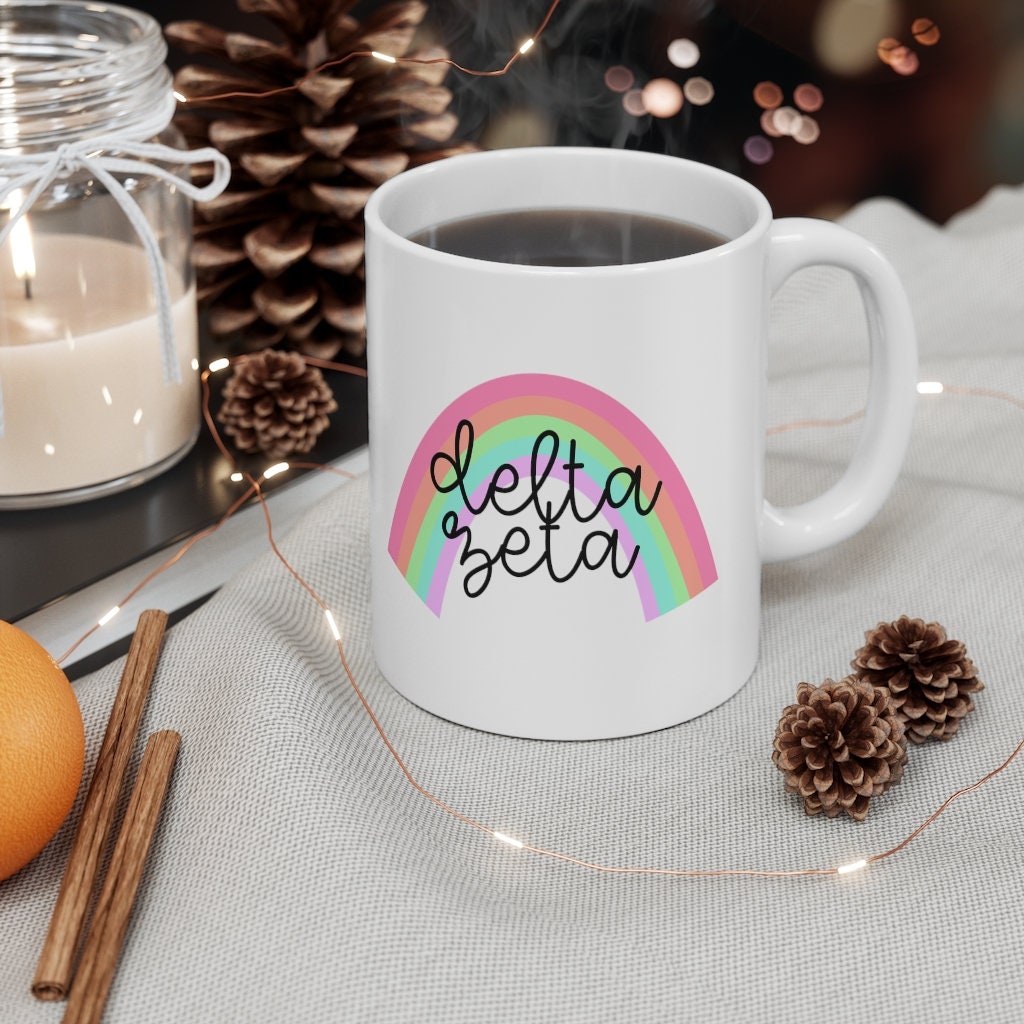Delta Zeta Sorority 11oz Coffee Mug | Perfect Big Little Bid Day New Member Gift