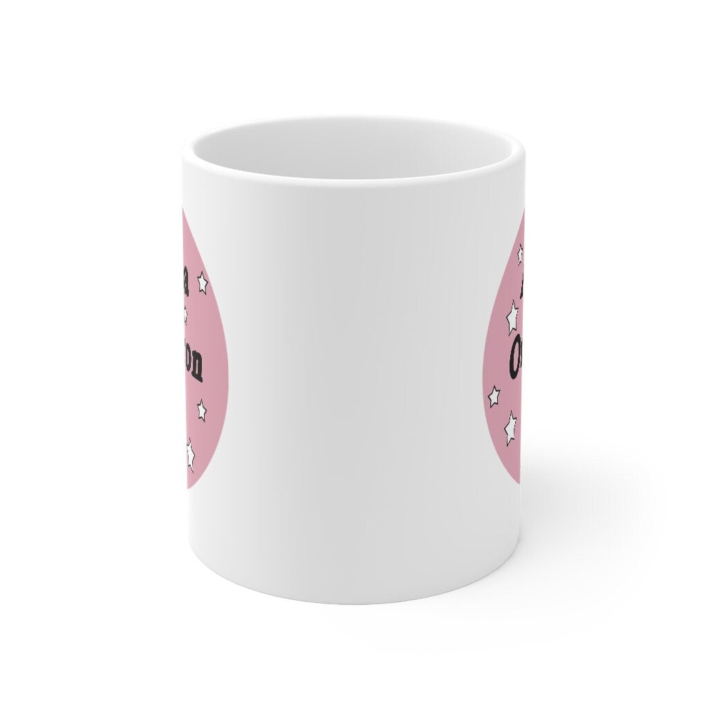 Alpha Omicron Pi AOII Sorority Ceramic Coffee Mug | Perfect Big Little Bid Day New Member Gift