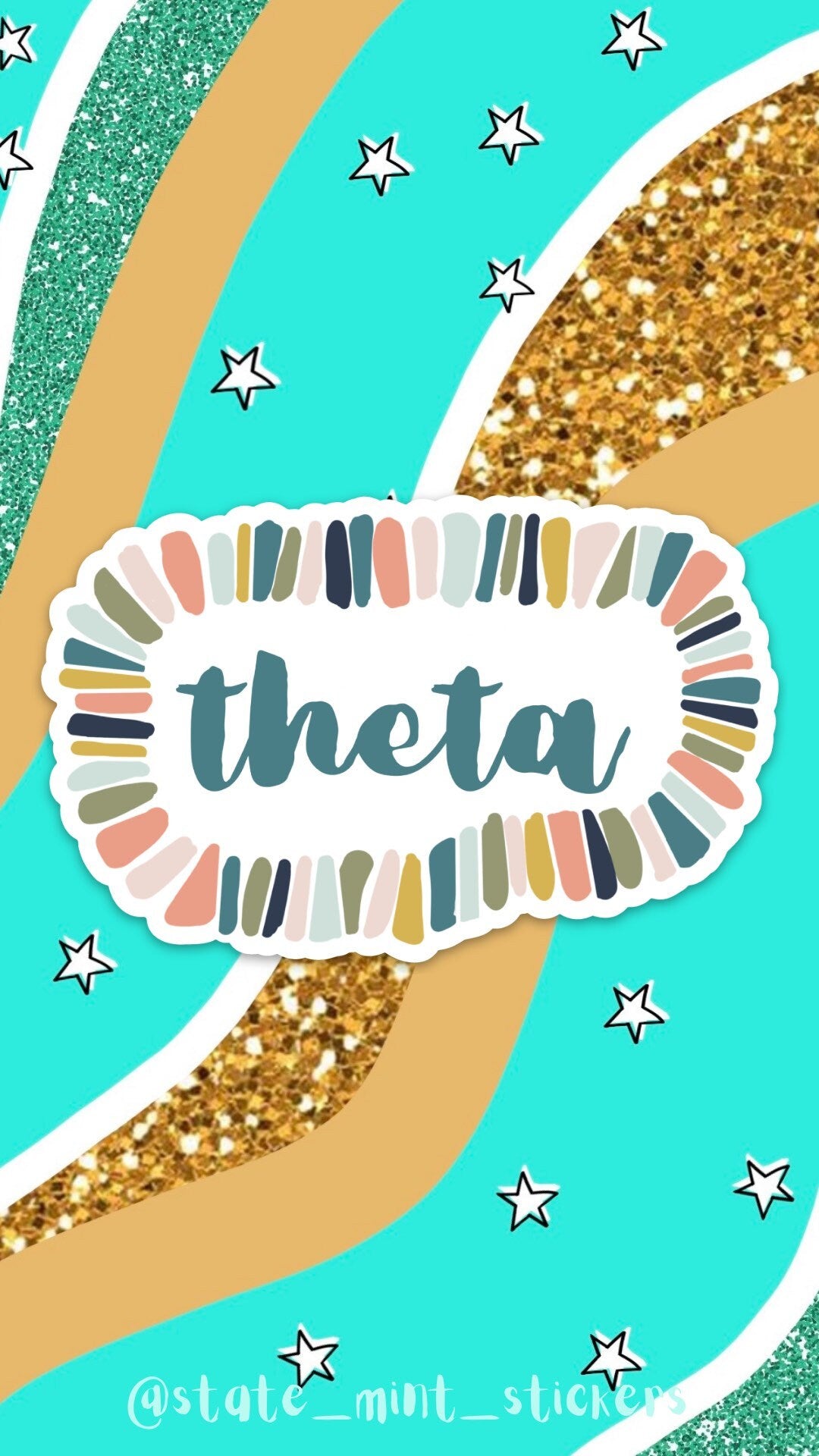 Kappa Alpha Theta Sorority Sticker / Decal | 4” Wide