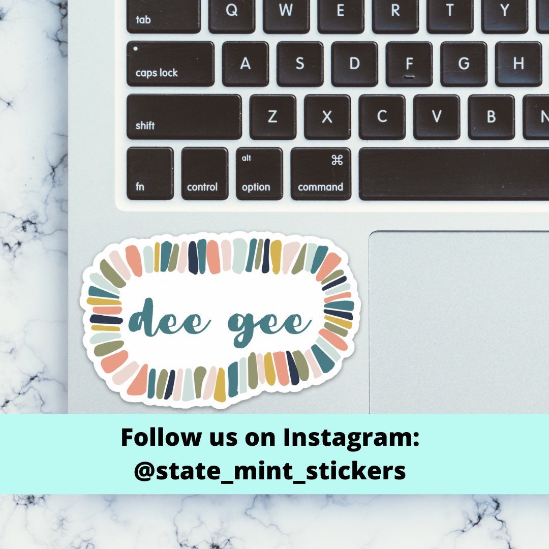 Delta Gamma Sorority Sticker / Decal | 3.5", for big little, bid day, sticker pack, sorority sticker, delta gamma laptop sticker