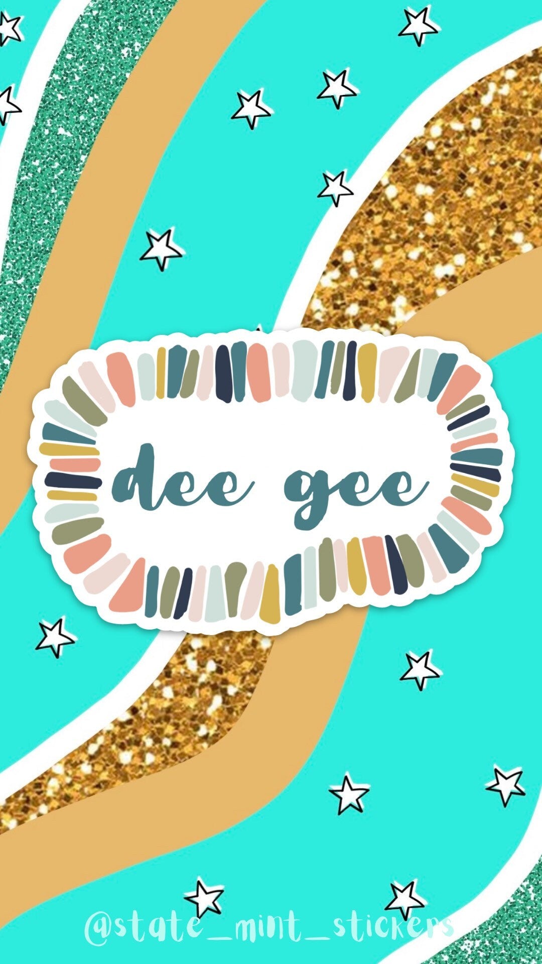 Delta Gamma Sorority Sticker / Decal | 3.5", for big little, bid day, sticker pack, sorority sticker, delta gamma laptop sticker