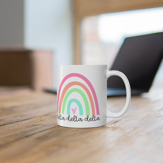 Delta Delta Delta Tri Delta Sorority Coffee Mug | Perfect Big Little Bid Day New Member Gift