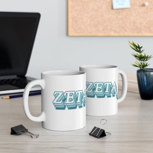 Zeta Tau Alpha Sorority Coffee Mug | Perfect Big Little Bid Day New Member Gift