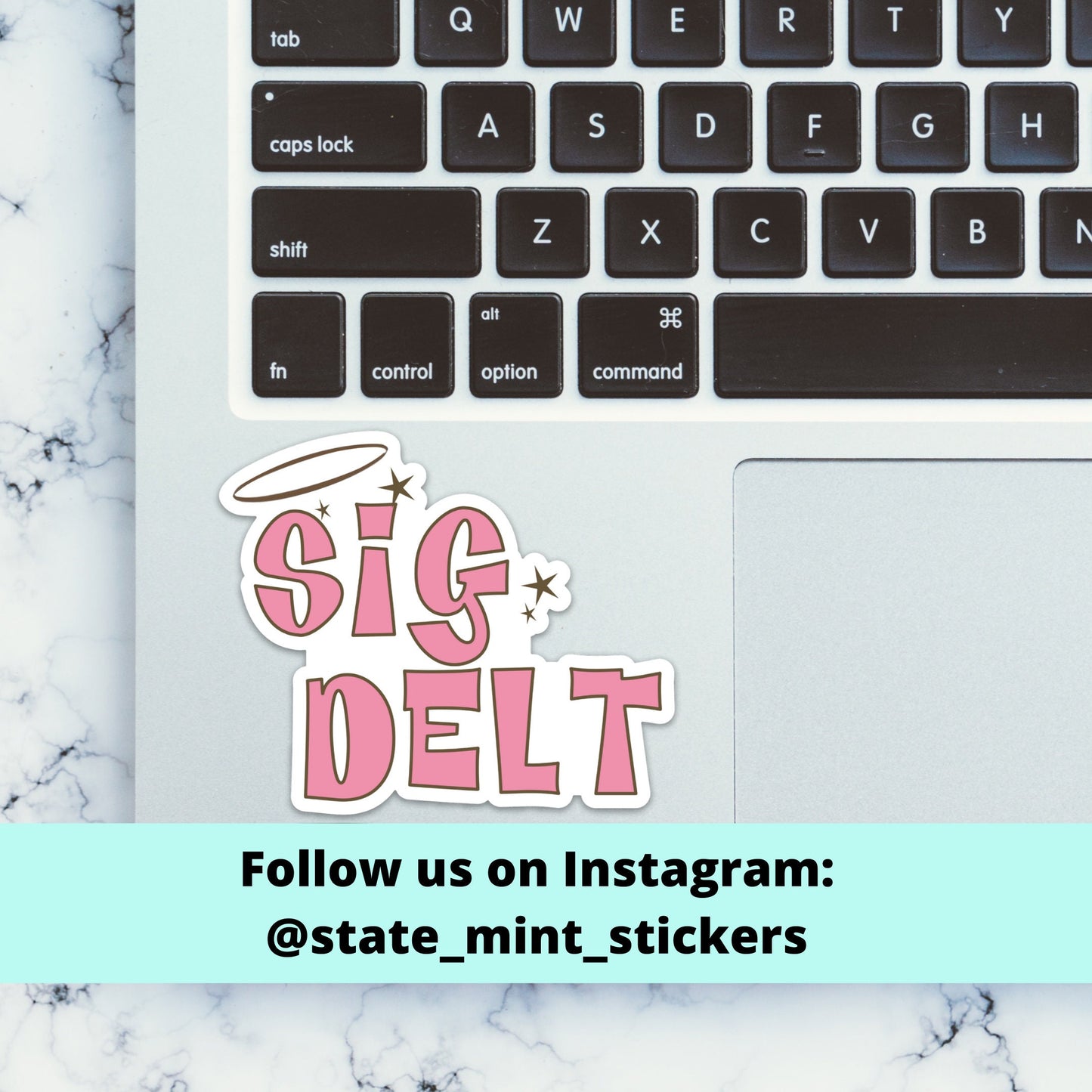 Sigma Delta Tau / Sig Delt / Sig Tau Greek Letters Sticker / Decal | 3.5" Wide