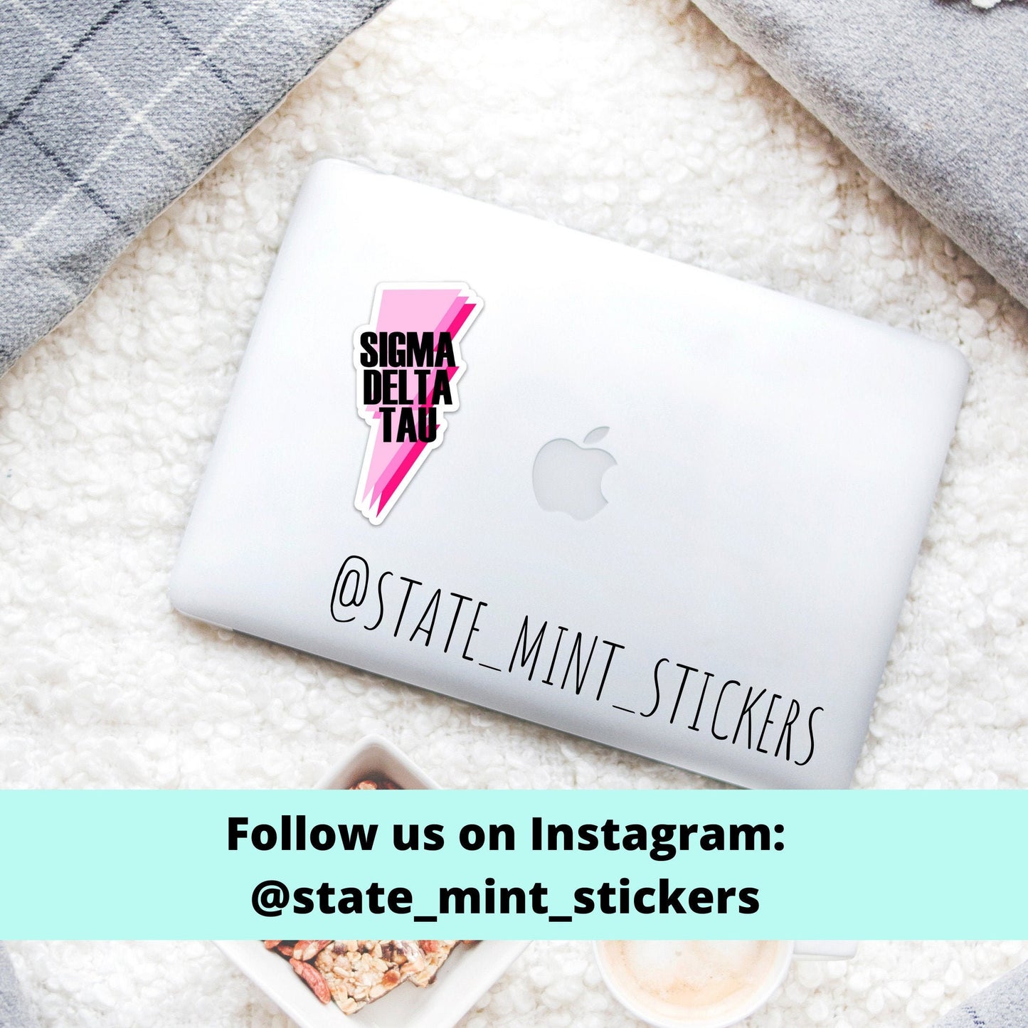 Sigma Delta Tau / Sig Delt / Sig Tau Greek Letters Sticker / Decal | 3.5" Wide