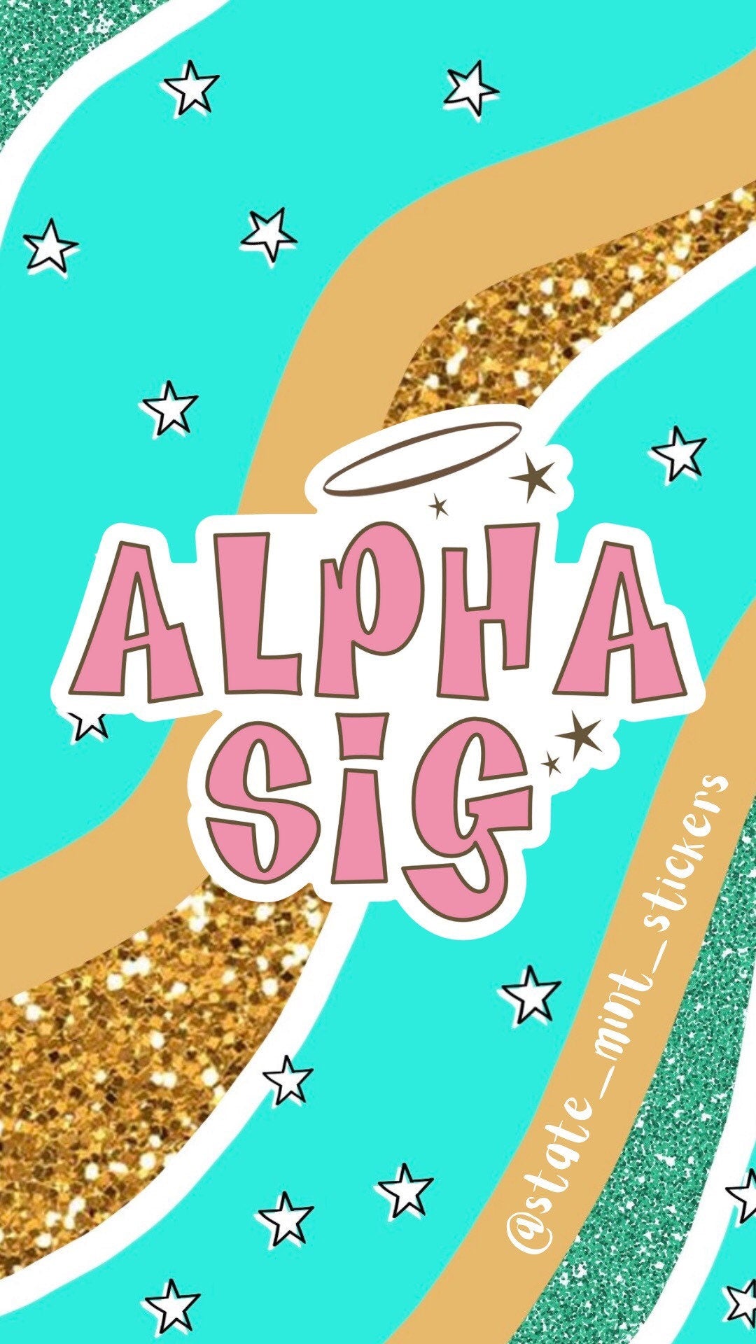Alpha Sigma Alpha / Sorority Bratz Themed Sticker / Decal for car, laptop, water bottle, yeti, window, computer, big little, bid day