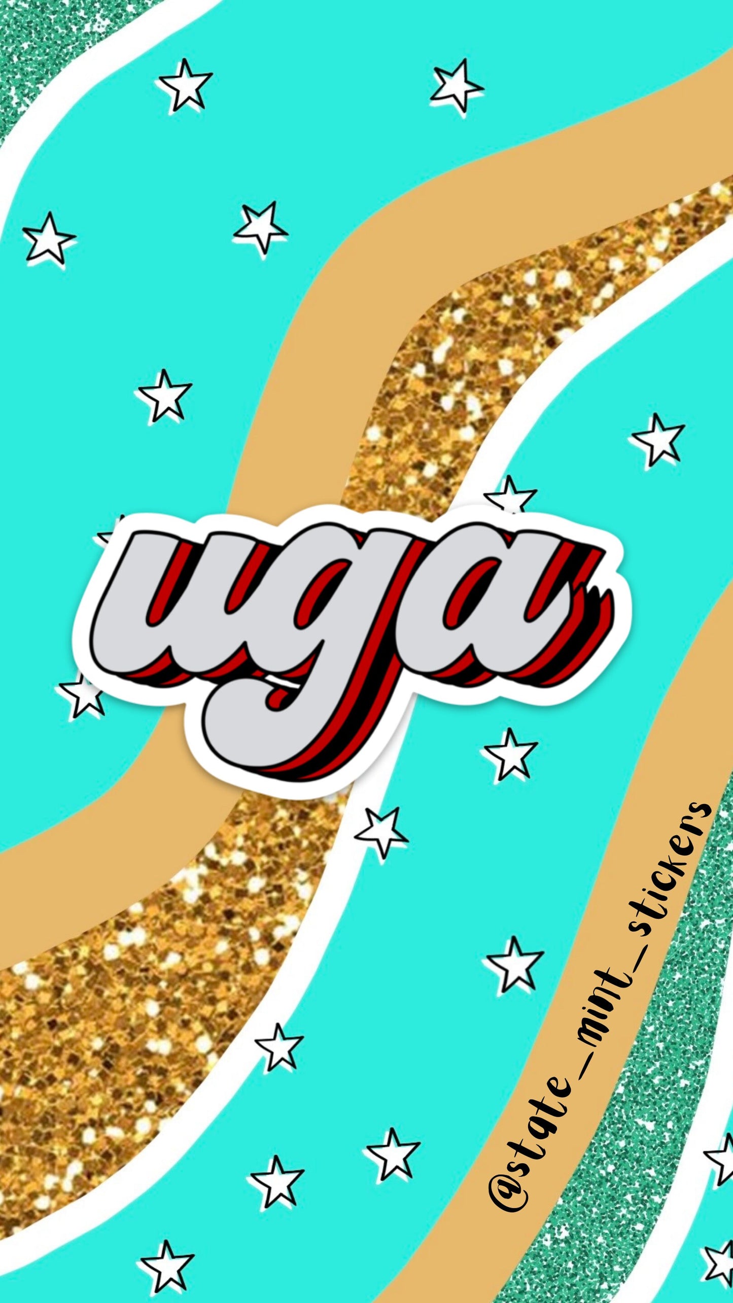 Georgia / Alum / Graduate / UGA Sticker / Decal | Perfect for Laptop, Water Bottle, Cooler, Flask, Car
