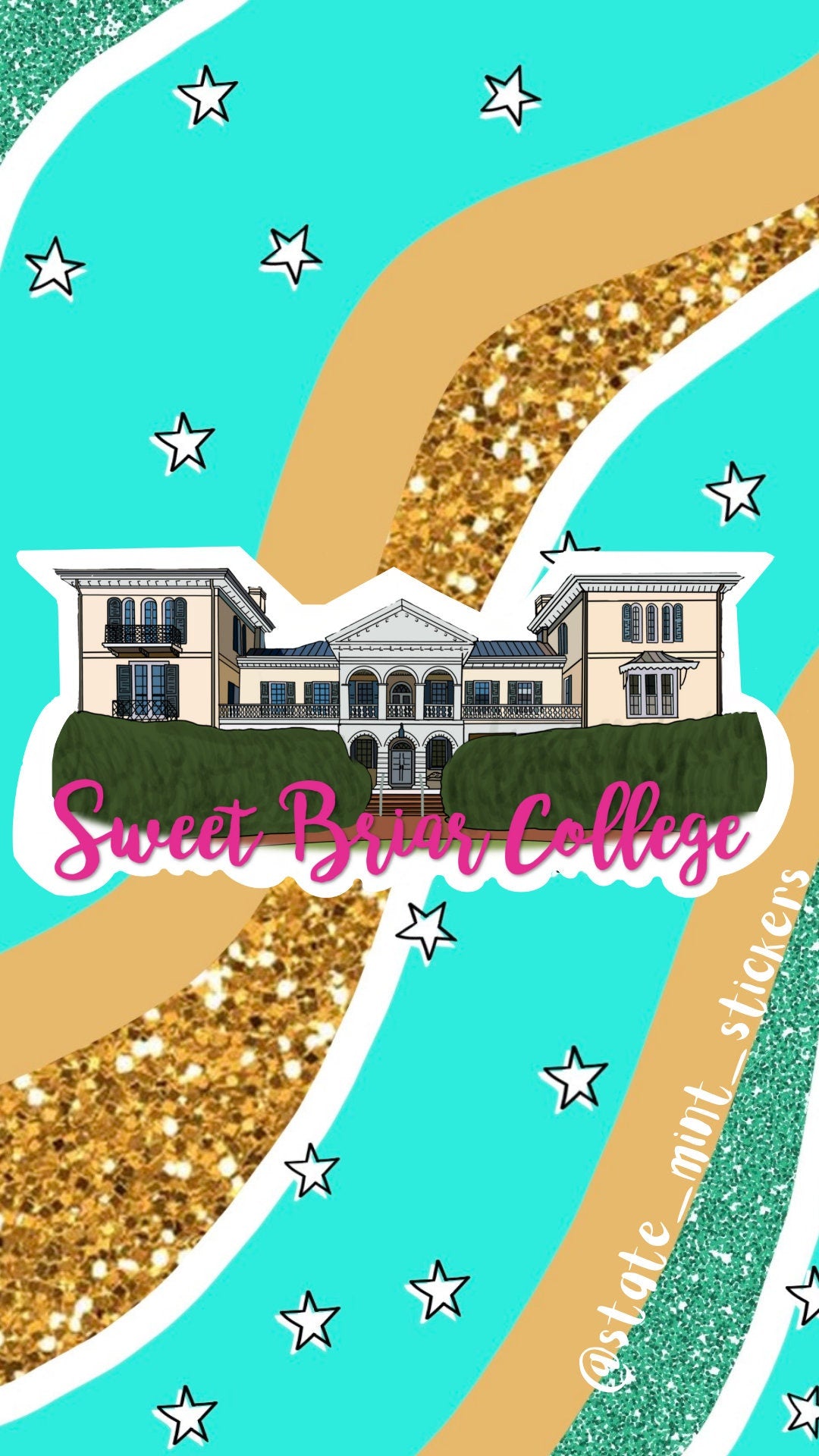 Sweet Briar College Custom College / University / House Sticker | 4” Wide