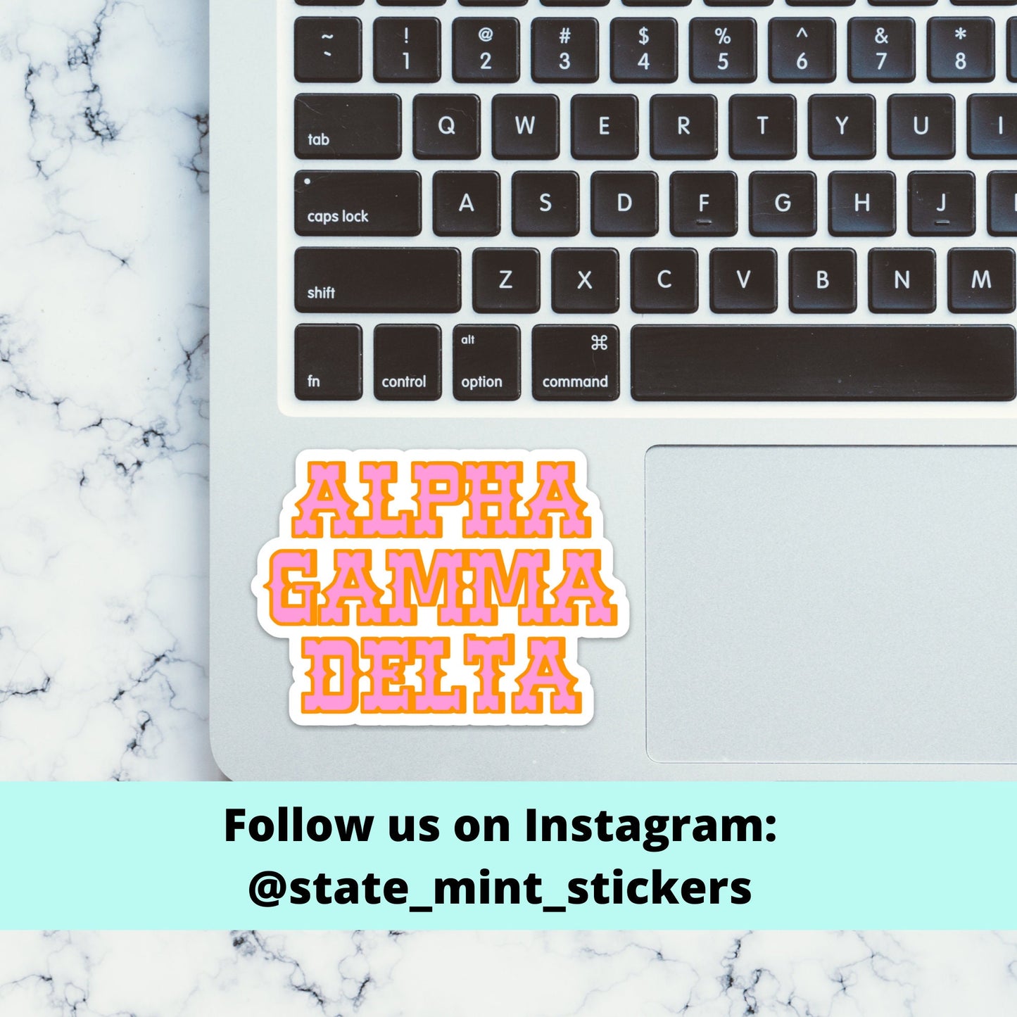 Alpha Gamma Delta Sorority Cowboy / Cowgirl Themed  Sticker  | 3.5" laptop sticker, car decal, big little reveal, bid day basket, custom