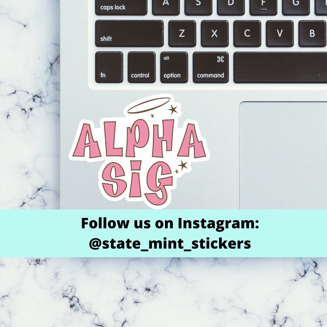 Alpha Sigma Alpha / Sorority Bratz Themed Sticker / Decal for car, laptop, water bottle, yeti, window, computer, big little, bid day