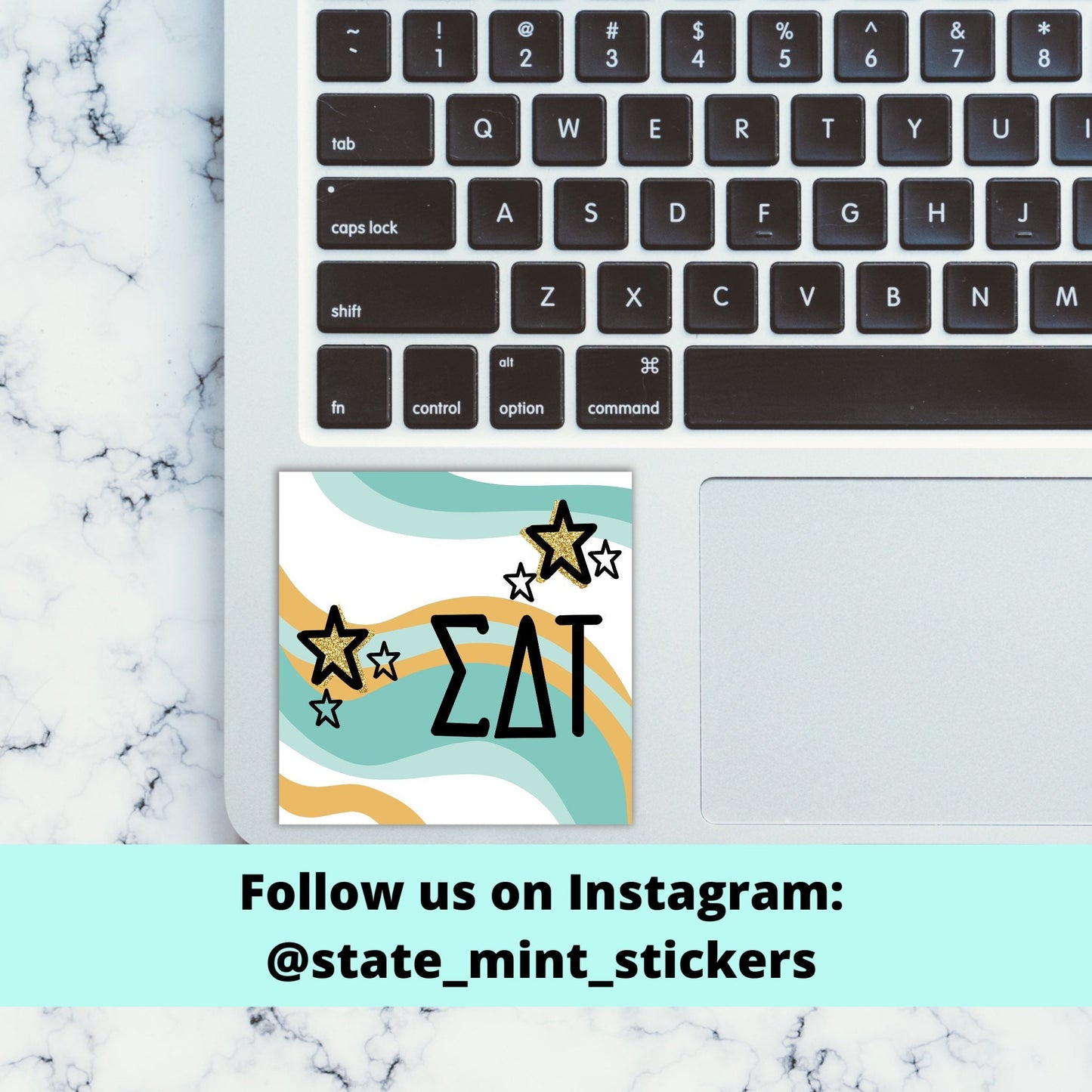 Sigma Delta Tau / Sig Delt / Sig Tau Greek Letters Sticker / Decal | 3.5" Wide