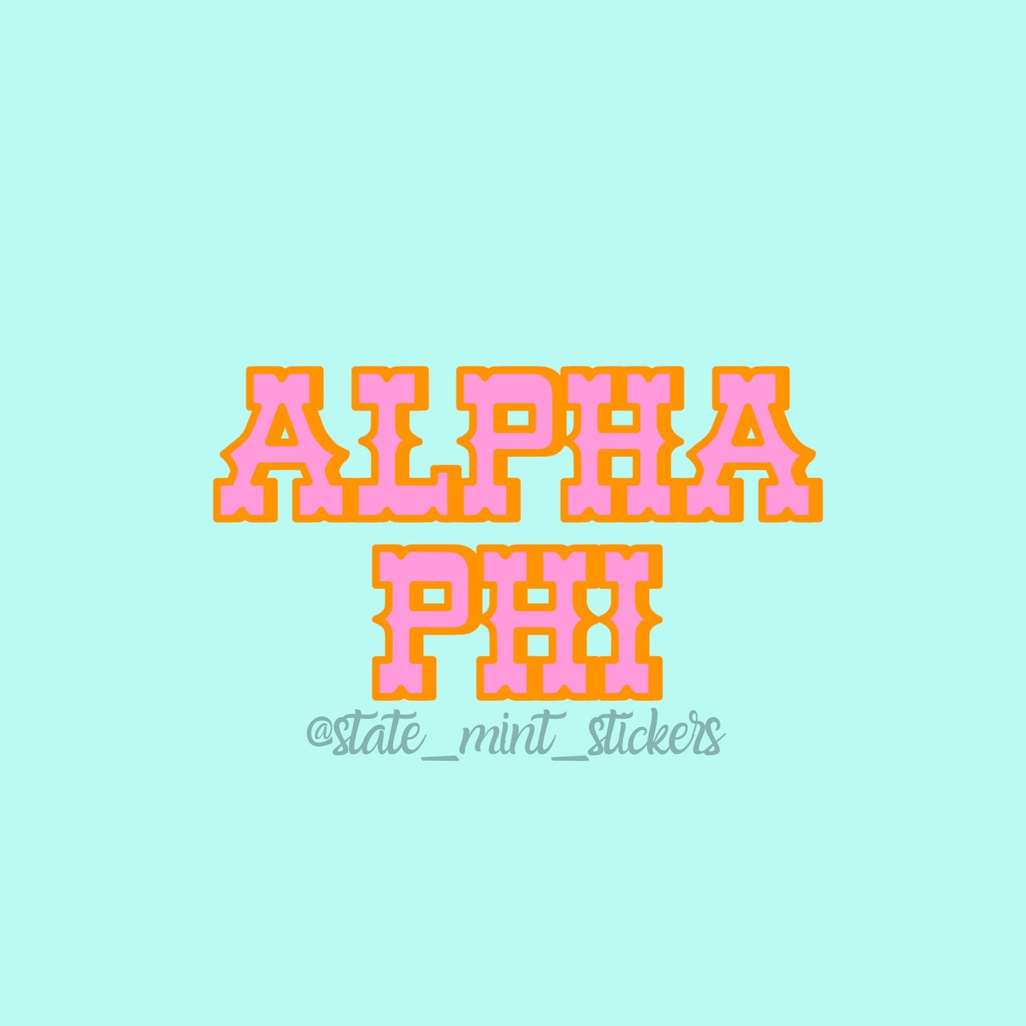 Alpha Phi Sorority Cowboy / Cowgirl Sticker / Decal | 3.5" laptop sticker, car decal, big little basket, bid day bulk order, custom sorority
