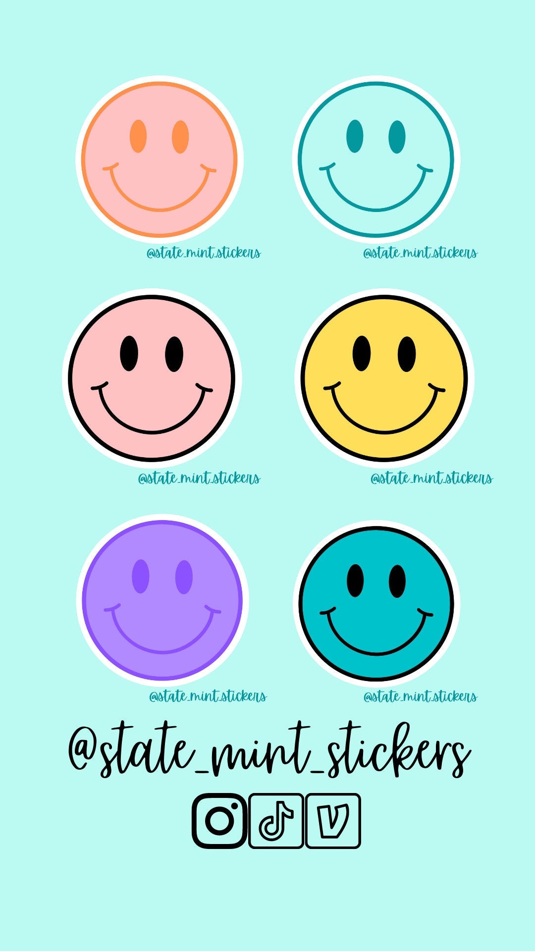 Sticker 2" Vinyl Sticker | Waterproof Laptop Sticker- Trendy Aesthetic Sticker / Decal |  Dishwasher Safe, Laptop, Water Bottle