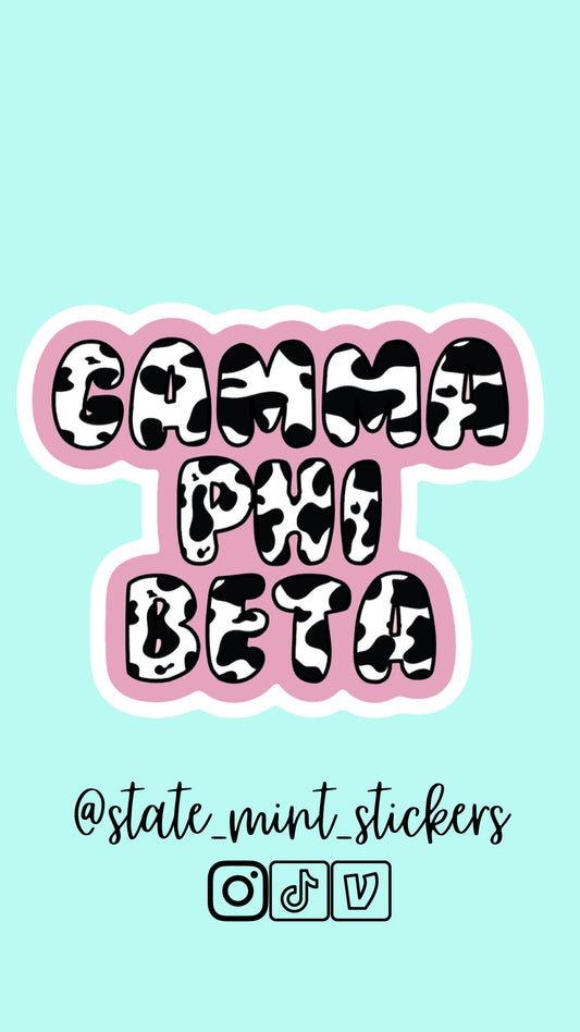 Gamma Phi Beta Sorority Cowgirl Hat | Pink Yeehaw Howdy Cowgirl Aesthetic | Official Licensed Product