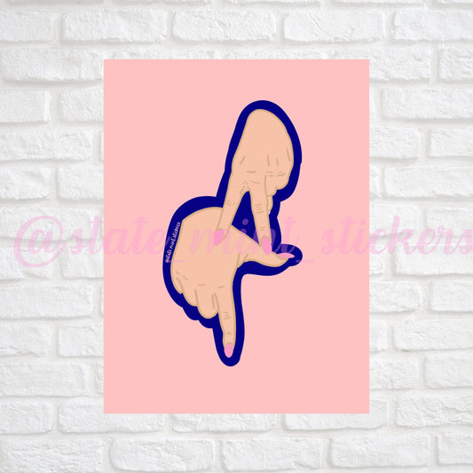 Delta Gamma Sorority Gallery Wall Art | Hand Sign | DIGITAL DOWNLOAD | Download and print at home