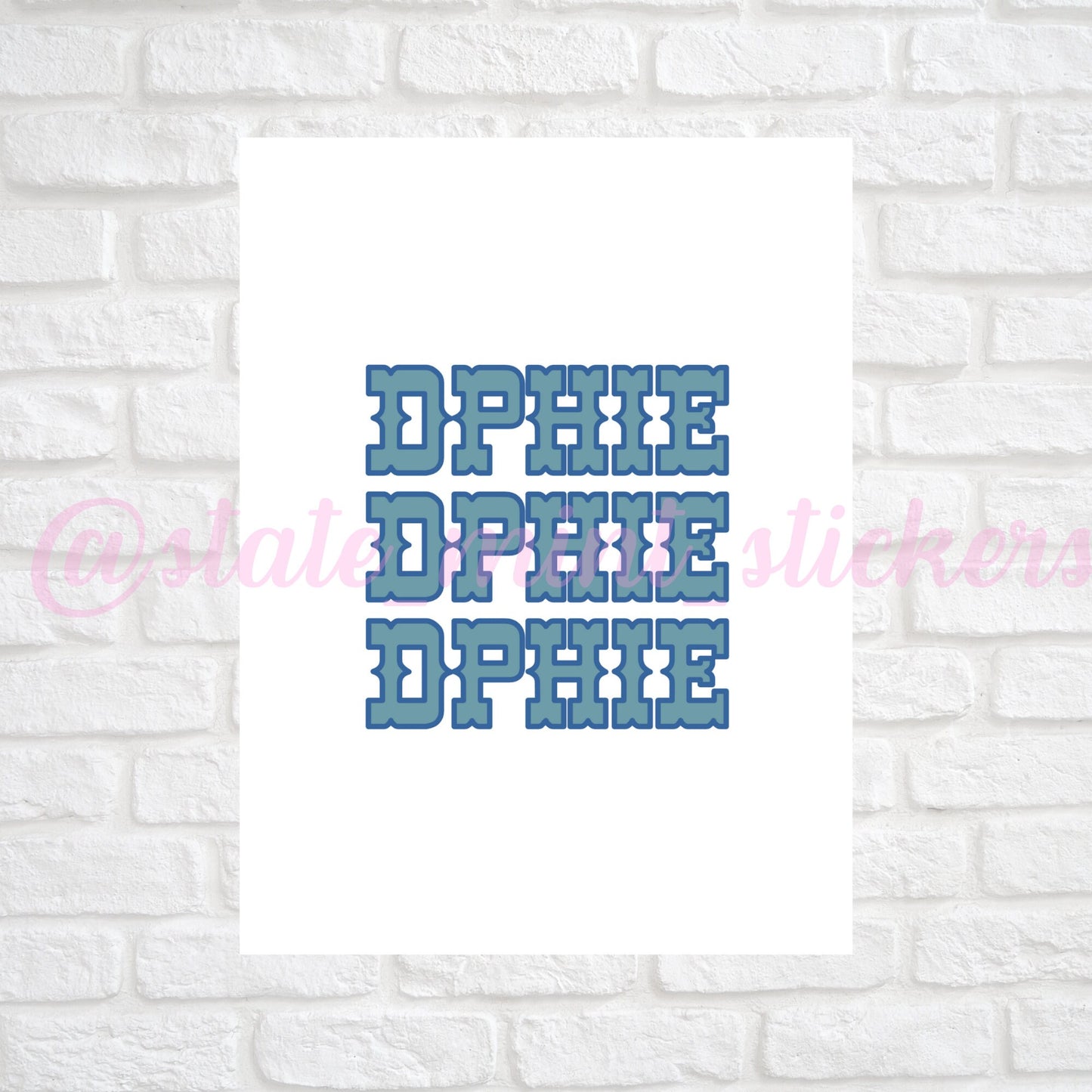 Delta Phi Epsilon DPHIE Sorority Gallery Wall Art | Cowboy Cowgirl Western Bid Day Theme | DIGITAL DOWNLOAD | Download and print at home